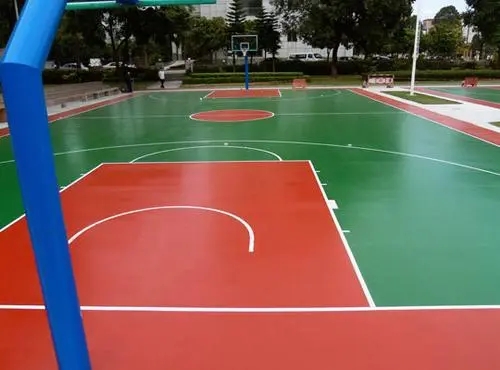 江苏户外厂区球场翻新，地坪翻新修补工作